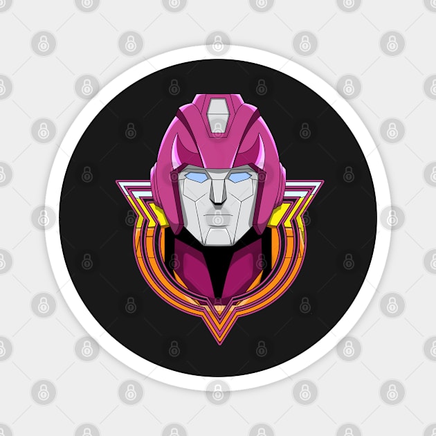 Transformers Hot Rod Rodimus Magnet by nicitadesigns